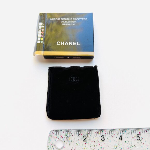3888 CHANEL DOUBLE MIRROR MAKEUP MIRROR COMPACT - Picture 4 of 7